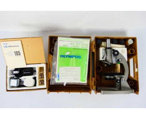 Olympus - Student Microscope. A boxed HSC #650992 Olympus Student Microscope. Item appears in Mint condition in Mint plastic 