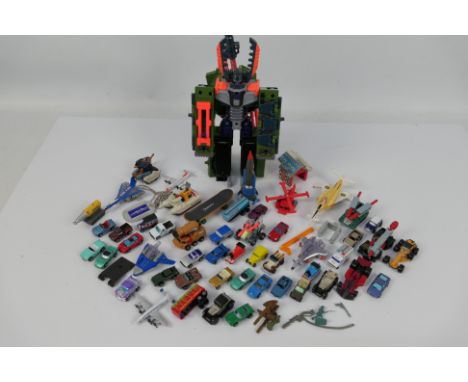 Hasbro Transformers - Galoob Micro Machines - A Transformers Armada Megatron and 20 x Micro Machines including VW Karmann Ghi