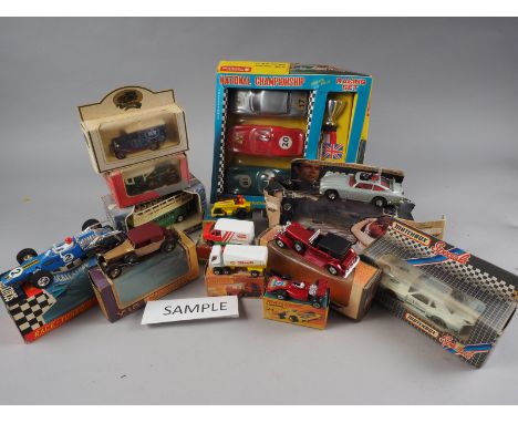 A quantity of die-cast model vehicles, including a Matchbox "K-32 Shovel Nose", in box, a Matchbox Superfast 30 Beach Buggy, 