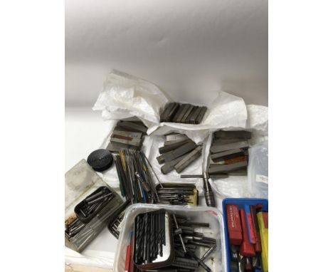A collection of engineering and mechanical tools.