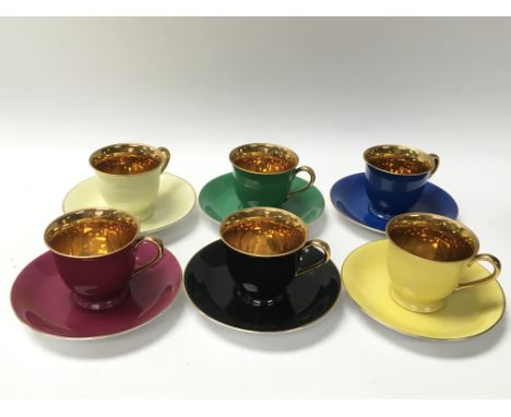 SET OF 6 CUPS] LITTLE PRINCE Bone China Espresso Cups Saucers Demitasse  Teacups