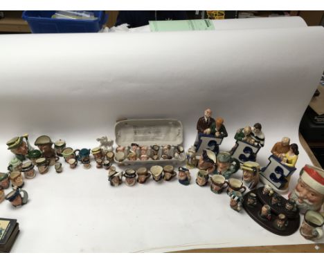 A very large mixed collection of ceramic figures of varying sizes, lots of Royal Doulton amongst other brands. Also a collect