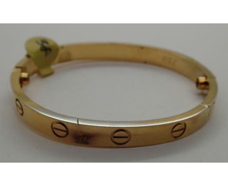 Cartier type ladies bangle 