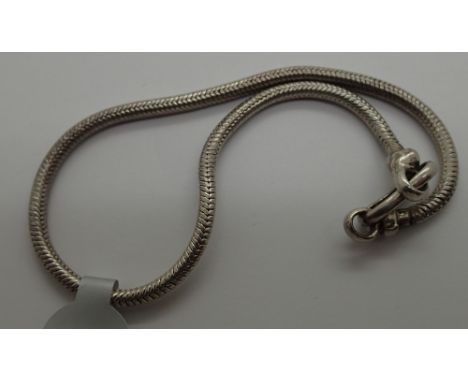 Vintage silver snake bracelet 