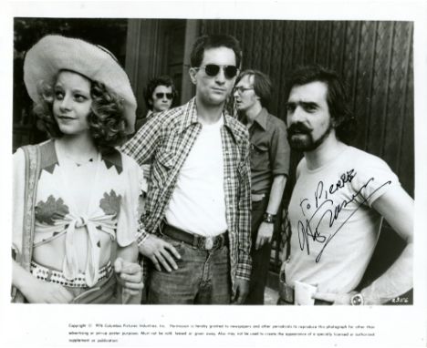 SCORSESE MARTIN: (1942-     ) American film director, Academy Award winner. A good signed and inscribed 10 x 8 photograph of 