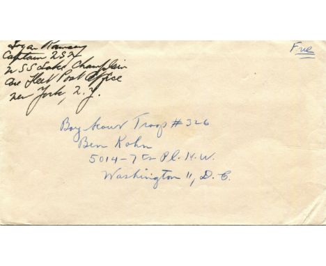 [PEARL HARBOR]: RAMSEY LOGAN (1898-1972) American Naval Commander of World War II who, upon becoming aware of the Japanese at
