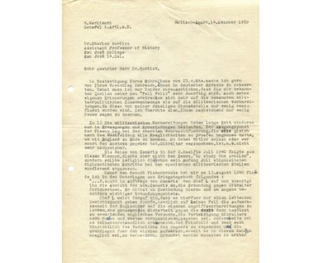 [OPERATION FELIX]: An interesting archive of four A.Ls.S. and twelve T.Ls.S., all relating to Operation Felix, the codename g