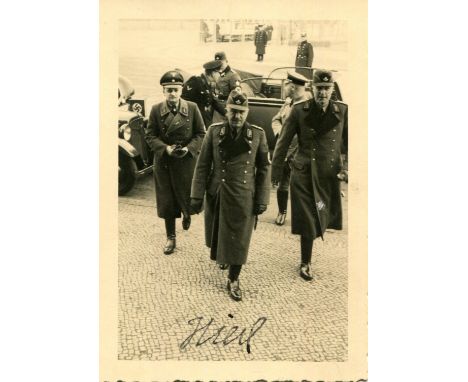 HIERL KONSTANTIN: (1875-1955) German Reichsleiter of the Nazi Party, head of the Reich Labour Service 1935-45. Hierl was an e