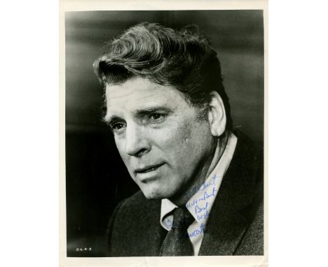 LANCASTER BURT: (1913-1994) American actor, Academy Award winner. Signed and inscribed 8 x 10 photograph of Lancaster in a cl