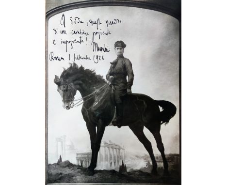                                  Mussolini the ‘powerful and impatient knight’ MUSSOLINI BENITO: (1883-1945) Italian Fascist 