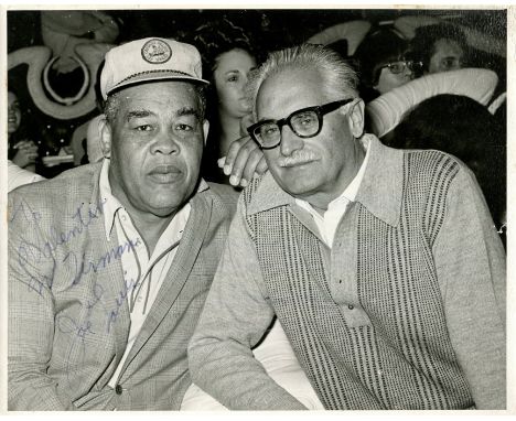 LOUIS JOE: (1914-1981) American boxer, World Heavyweight champion 1937-49. Signed and inscribed 10 x 8 photograph of Louis se