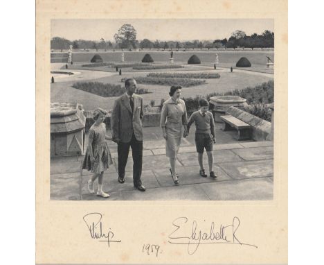 ELIZABETH II & PRINCE PHILIP: ELIZABETH II: (1926-2022) Queen of the United Kingdom 1952-2022 & PRINCE PHILIP (1921-2021) Duk