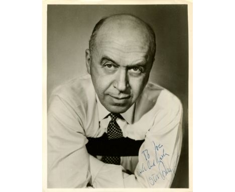 PREMINGER OTTO: (1905-1986) Austro-Hungarian-born film director, an Academy Award nominee. Signed and inscribed 8 x 10 photog
