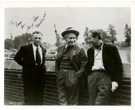CUKOR GEORGE: (1899-1983) American film director, Academy Award winner. Signed and inscribed 10 x 8 photograph, the image dep