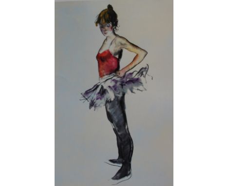 Clive Hamilton Fraser (1929-2009),
limited edition print,
Ballet Dancer,
signed and numbered P.P 4/5 and with Advanced Graphi