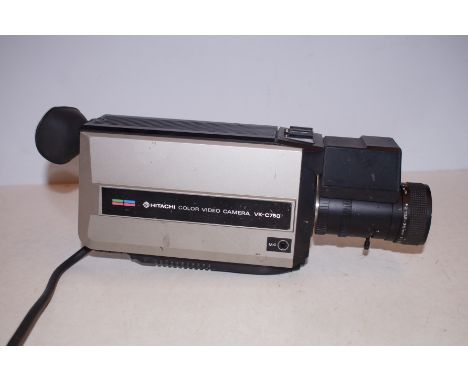 Vintage Hitachi Colour Video Camera BK-C750 with Power Supply (Power Supply not Pictured)