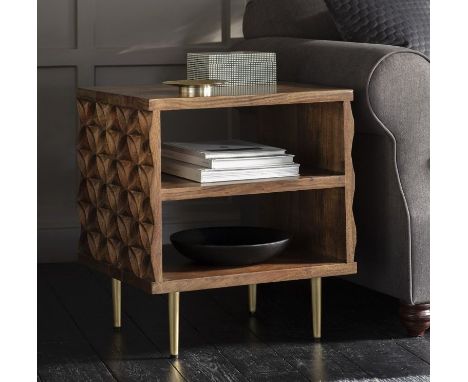 Kerala Side Table The Kerala Side Table Is A Stylish Yet Functional Piece Of Furniture - The Open Design Means This Side Tabl