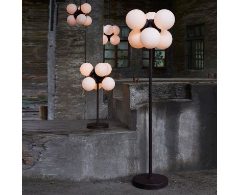 Bleu Nature L255 Moondrop Pendant 50cm Opaline Stylish Opal Spherical Glass Shade Pendant Light Simple And Elegant (UK) 50 X 