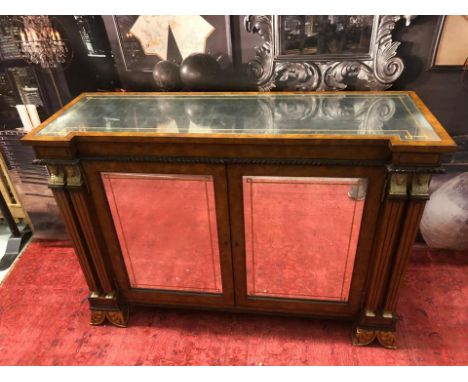 Russian Console Table Sleek And Sophisticated This Elegant Russian Sideboard Consists Of A Glass Break Ended Top Over A Pair 