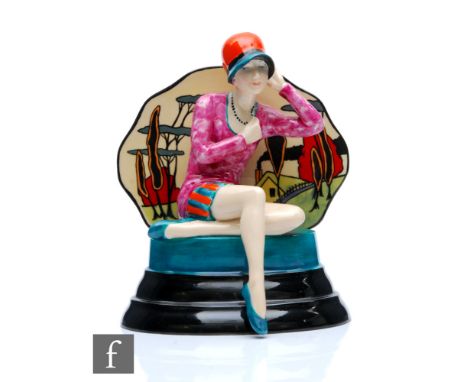 A boxed Kevin Francis model of a 1930s lady titled Daydreamer modelled by Andy Moss, numbered 196 of 500, printed mark, heigh