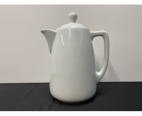 WW2 Third Reich Luftwaffe issue large ceramic Coffee Jug. Luftwaffe eagle marked and dated 1942. 29cm in height. 