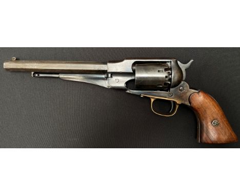 Remington New Model Army 1861 Pattern Revolver serial number 88287 .44cal. with 200mm long barrel. The barrel stamped on top 