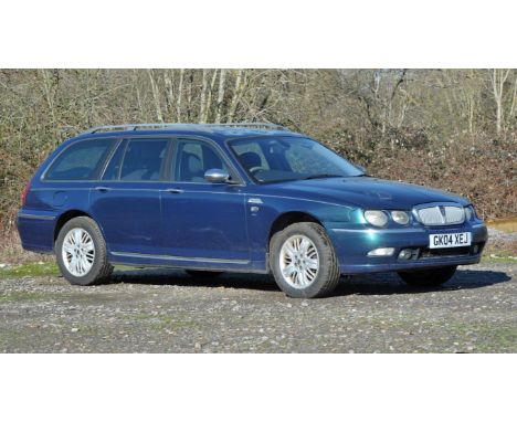 2004 Rover 75 2.0 V6 Petrol Touring/Estate Automatic. Registration number: GK04 XEJ.Genuine 88,789 miles from new.Finished in