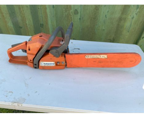 Husqvarna 141 petrol chainsaw.  Please note this lot has the standard Ewbank's standard buyers premium payable on top of the 