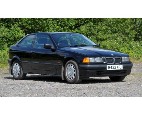 1995 BMW 318Ti Compact Manual Petrol. Registration number: M432 KFJ.Mileage: 71,194.Finished in Black with black cloth interi