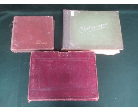 Early C20th photo album of numerous black and white photographs depicting polo, equestrian and military scenes, hunting, army