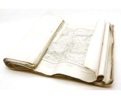Roughly 50 WW2 era ordnance survey maps, with special Welsh interest