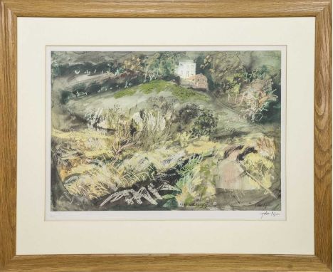 * JOHN PIPER (BRITITSH 1903 - 1992),LLANGLOFFAN limited edition lithograph on paper, signed in pencil with Fine Art Trade Gui