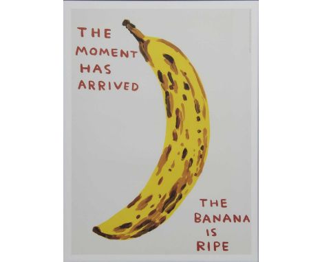 * DAVID SHRIGLEY OBE (SCOTTISH b. 1968),THE MOMENT HAS ARRIVEDlithograph on 200g Munken Lynx paperimage size 74cm x 54cmUnfra