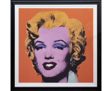 AFTER ANDY WARHOL (AMERICAN 1928 - 1987),ORANGE MARILYNoffset lithograph on paperimage size 100cm x 100cm, overall size 123cm