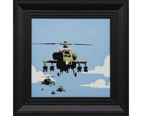 * BANKSY (BRITISH b 1974),DIRTY FLUNKER FLAT BEAT (HAPPY CHOPPERS)offset lithograph print on vinyl cover, unsigned and unnumb