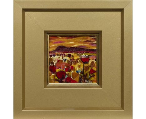 * GORDON WILSON (SCOTTISH b. 1968),WEE DUMGOYNE oil on panel, signed, titled verso, dated 2010 label versoimage size 14.5cm x
