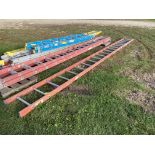 Ladder, 20', (Rigging & Loading: $25) (Located in Oelwein, IA)