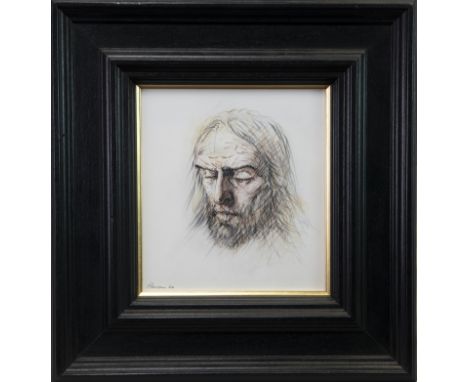 * PETER HOWSON OBE (SCOTTISH b 1958), LION OF JUDAH mixed media, signed and dated 09 24cm x 22cm Framed and under glass.