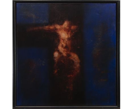 * FRANK TO (SCOTTISH b 1982), GHOST IN THE SHELL oil on canvas, signed verso 74.5cm x 60cm Framed. Note: Frank To was born in