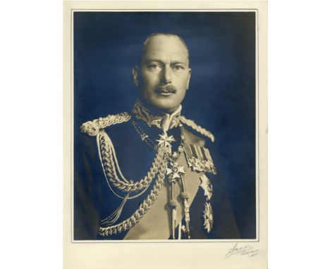 c. 1930, five large studio portraits by a society photographer favoured by the aristocracy, vintage toned matt gelatin silver