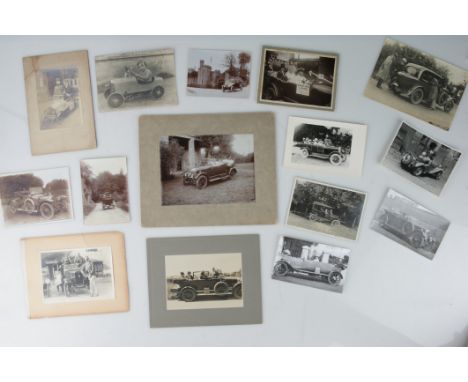 including H SCHONLAND, photograph of childs's pedal automobile,an American vintage toned gelatin silver print, c.1920, mounte