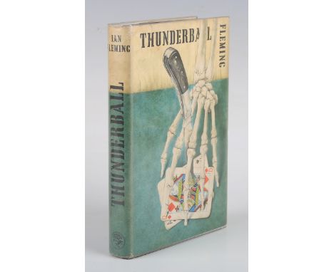 FLEMING, Ian. Thunderball. London: Jonathan Cape, 1961. First edition, first impression, inscribed by actress Martine Beswick