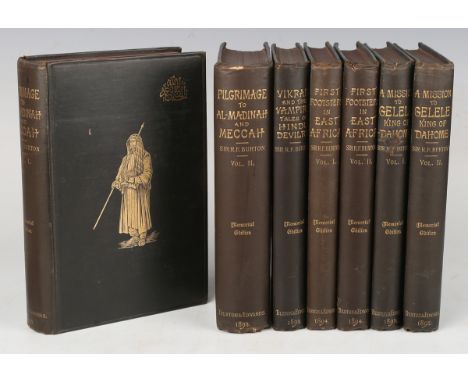 BURTON, Richard F. The Memorial Edition of the Works of Captain Sir Richard F. Burton. London: Tylston and Edwards, 1893-1894