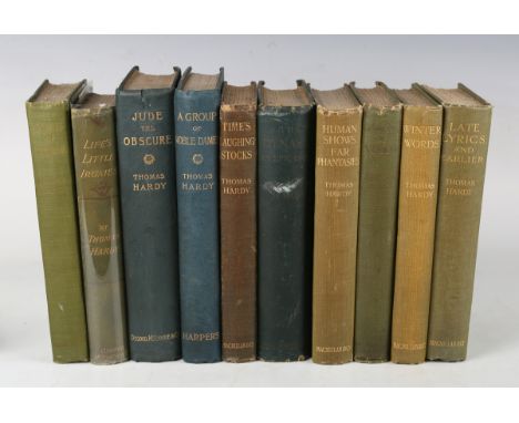 HARDY, Thomas. Satires of Circumstance. London: Macmillan and Co., 1914. First edition, 8vo (193 x 128mm.) (Toning, uncut pre