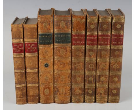 BINDINGS. - William ROBERTSON. The History of Scotland. London: T. Cadell, 1794. 2 vols., fourteenth edition, 8vo (215 x 123m