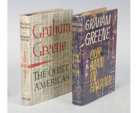 GREENE, Graham. The Quiet American. London: William Heinemann, 1955. First edition, first printing, 8vo (196 x 125mm.) (Tonin