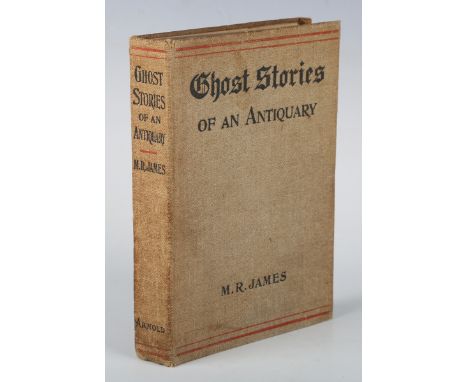 JAMES, Montague Rhodes. Ghost Stories of an Antiquary. London: Edward Arnold, 1904. First edition, 8vo (208 x 144mm.) Frontis