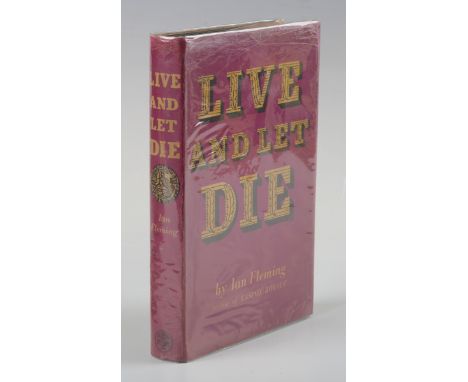 FLEMING, Ian. Live and Let Die. London: Jonathan Cape, 1954. First edition, first impression, 8vo (189 x 124mm.) (Toning, occ