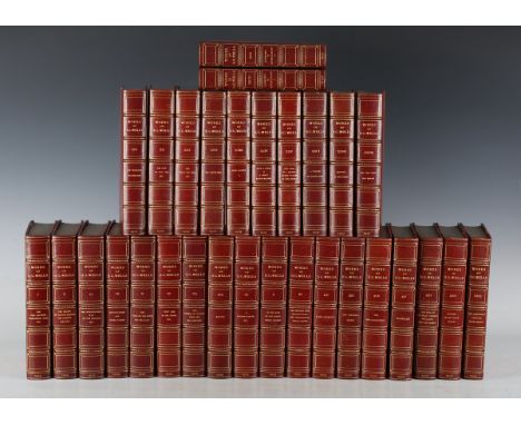 WELLS, H.G. The Works… Atlantic Edition. London: T. Fisher Unwin Ltd., 1924-1927. 28 vols. Limited 'Atlantic Edition', signed