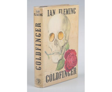 FLEMING, Ian. Goldfinger. London: Jonathan Cape, 1959. First edition, first impression, 8vo (189 x 122mm.) (Toning, faint spo